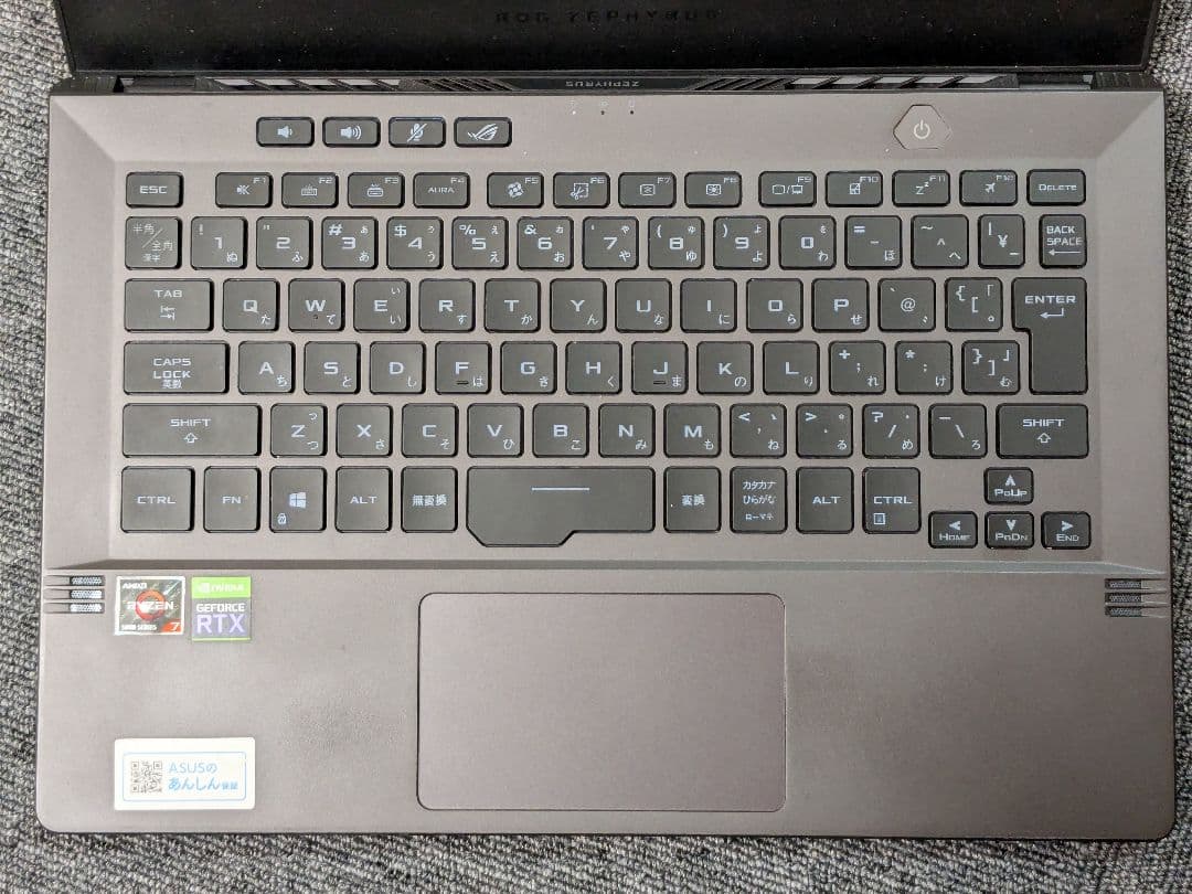 Windowsノート本体 ASUS ROG Zephyrus G14 GA401QE-R7R3050TG