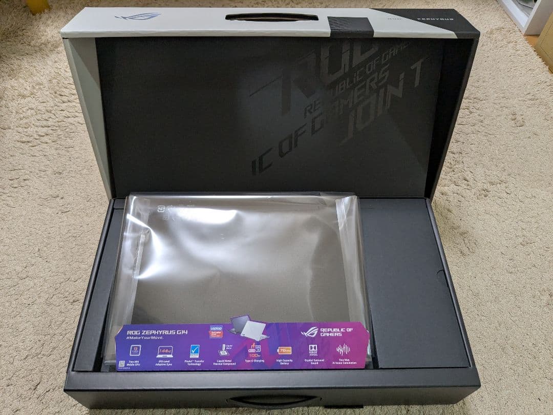 Windowsノート本体 ASUS ROG Zephyrus G14 GA401QE-R7R3050TG