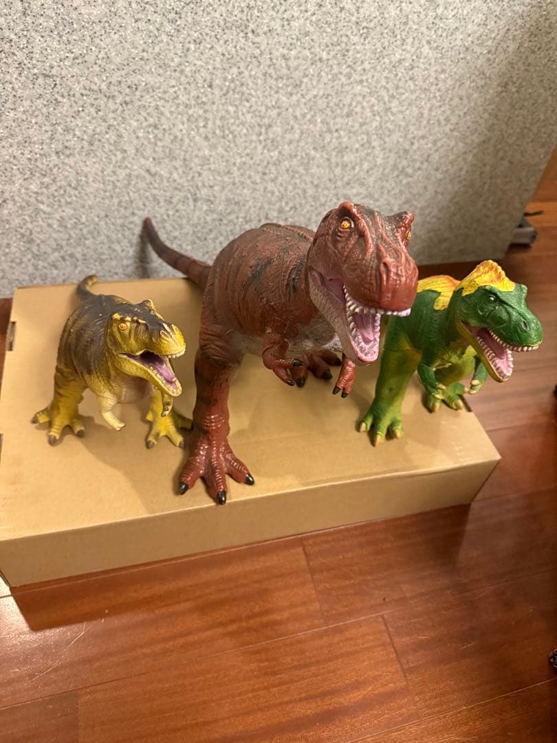フェバリット 恐竜 ビニールモデルセット（ティラノサウルス）3点セット