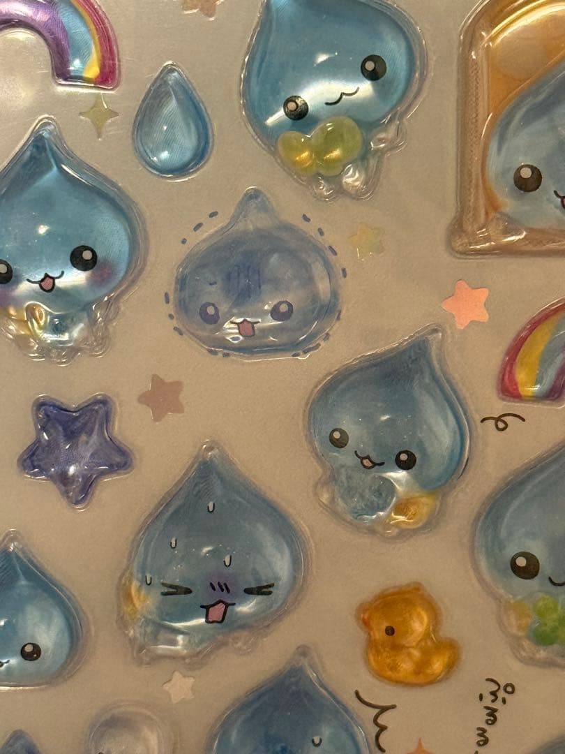 【正規品】しずくちゃん ボンボンドロップシール 4種