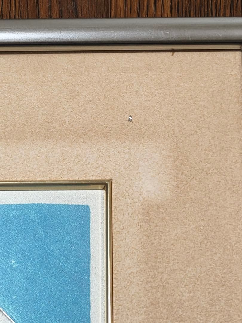 富士風水絵画　彫金パネル 「白富士 」 画 池田満寿夫　招福　開運