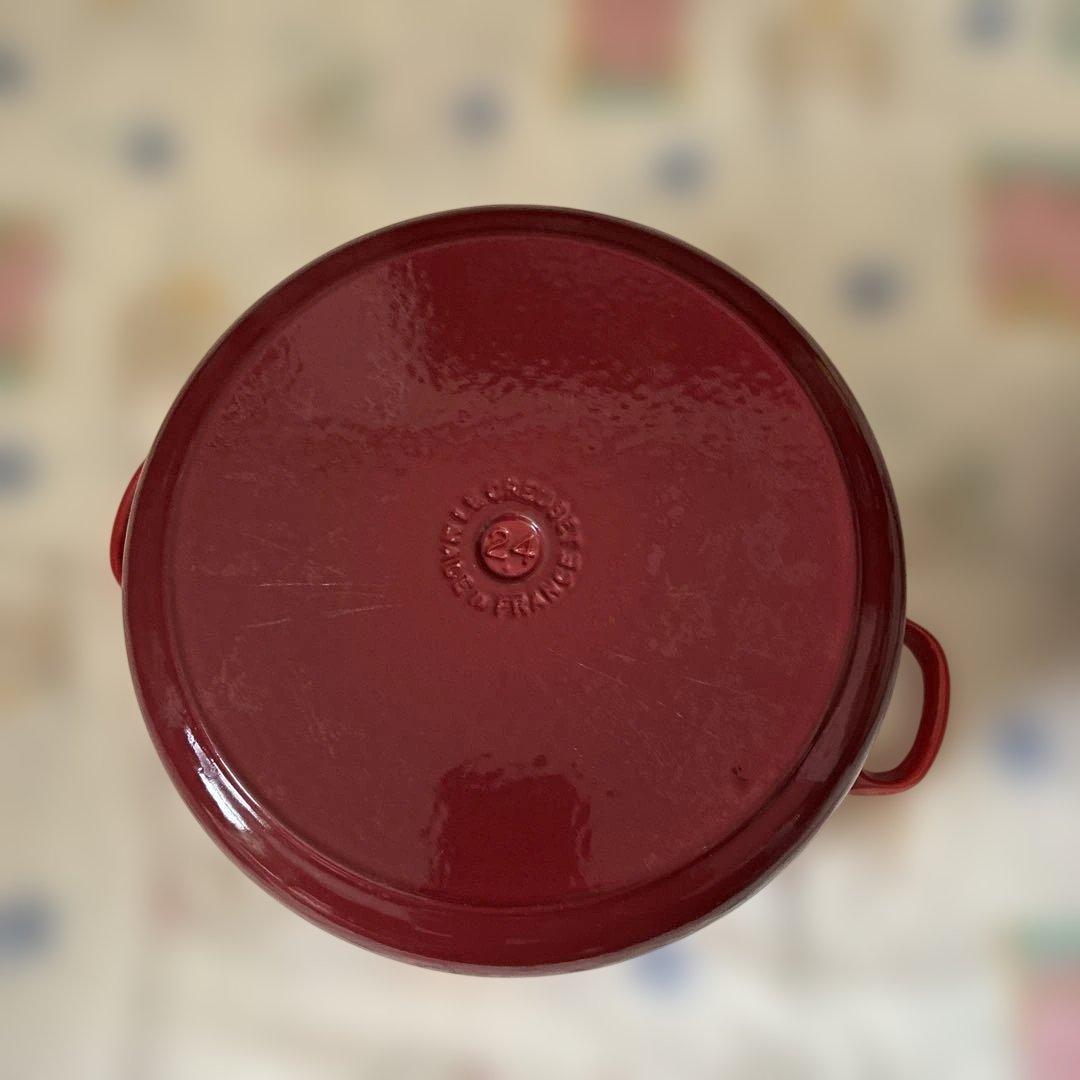 赤い両手鍋 ル　クルーゼ