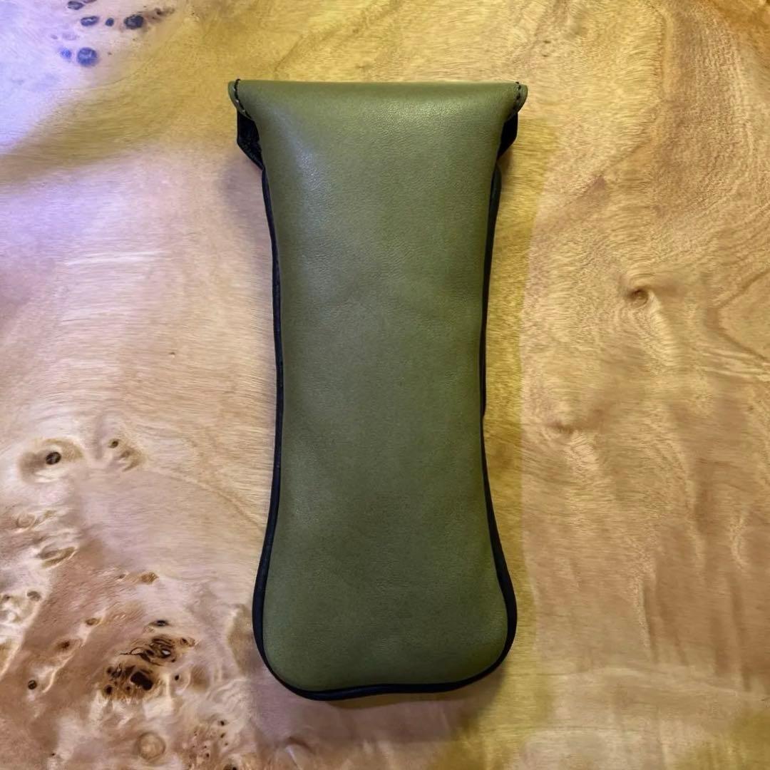 本革　レザー　メガネケース