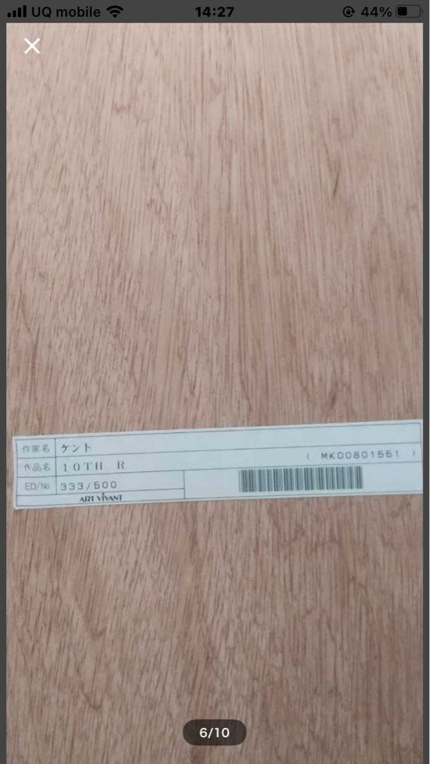 メラニー・テイラー・ケント作 ディズニー東京リゾート１０周年記念 、額にヒビ有り