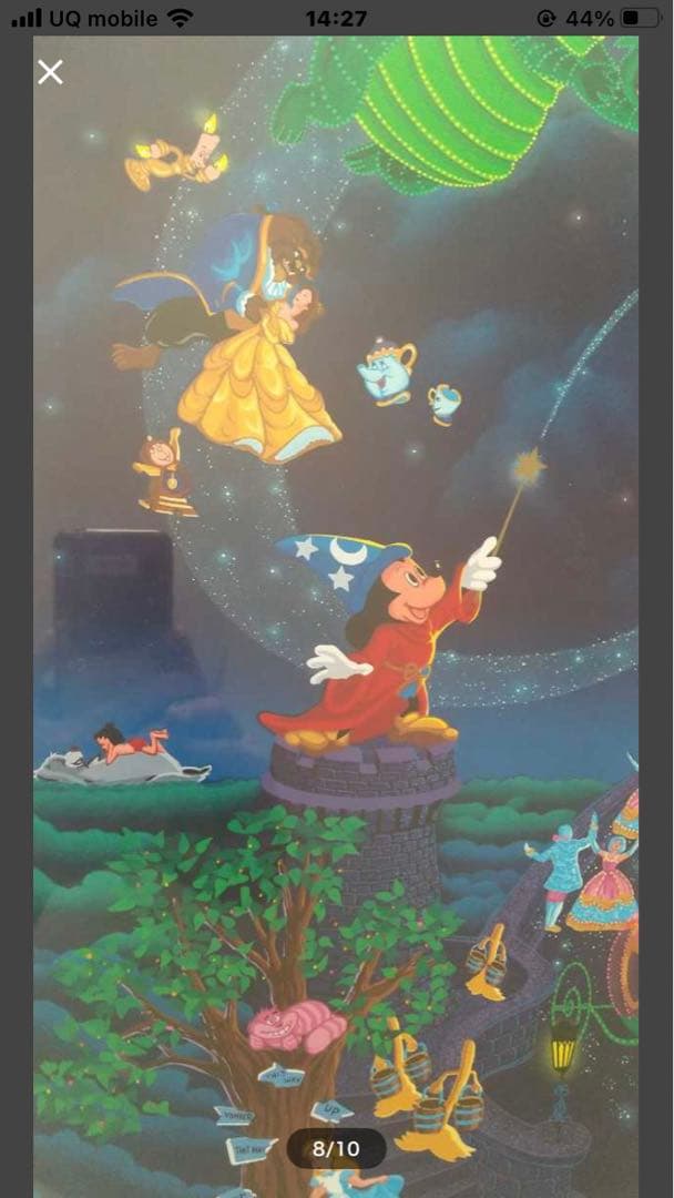 メラニー・テイラー・ケント作 ディズニー東京リゾート１０周年記念 、額にヒビ有り