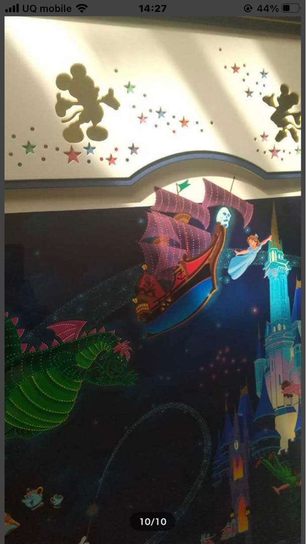 メラニー・テイラー・ケント作 ディズニー東京リゾート１０周年記念 、額にヒビ有り