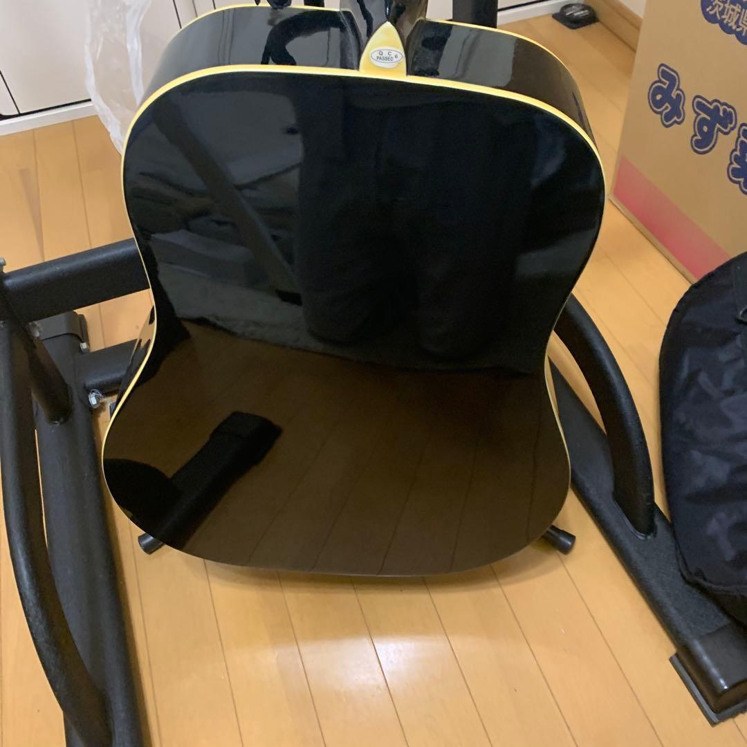 アコースティックギター 黒 6弦