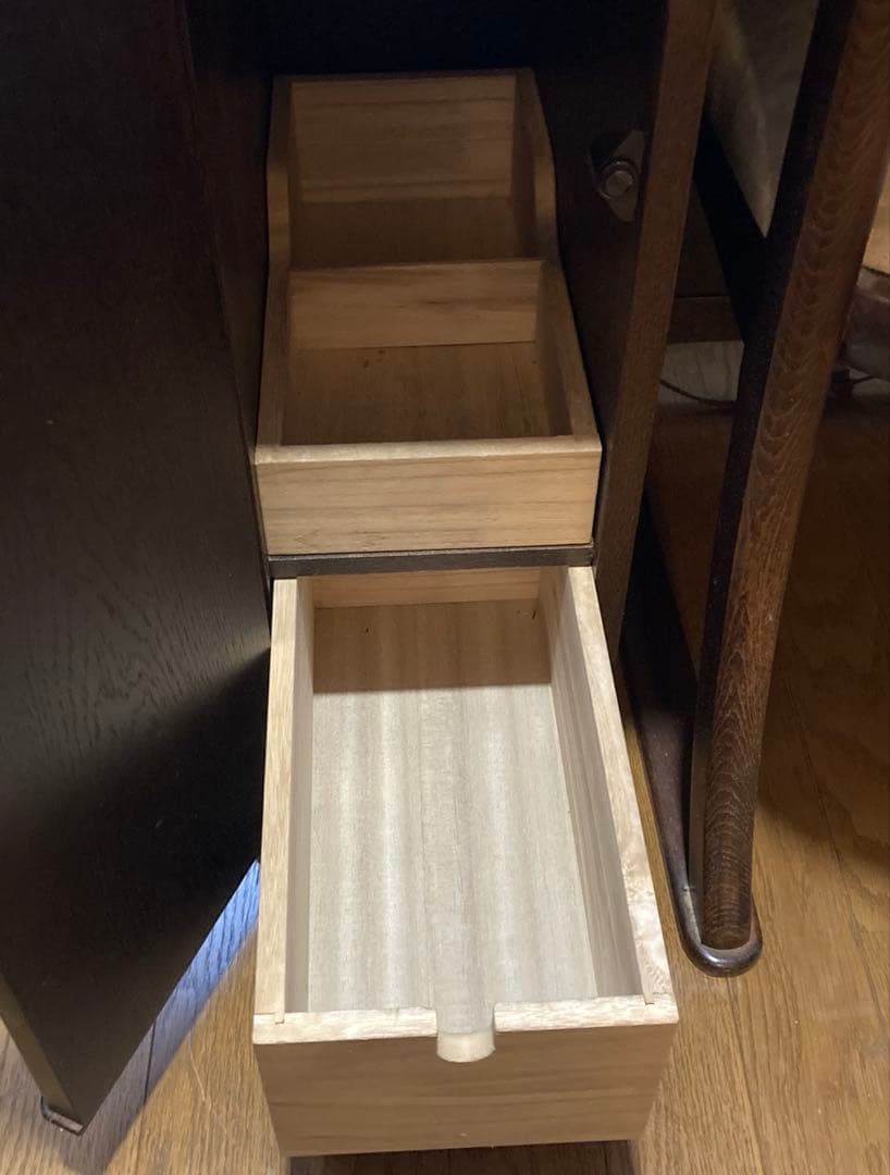 ⭐︎最終値下げ⭐︎ドレッサー 鏡台 アンティーク ブラウン 木彫り