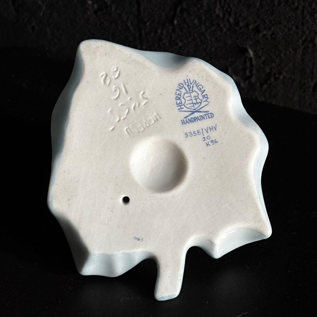 【HEREND】 カエルの置物 陶器製