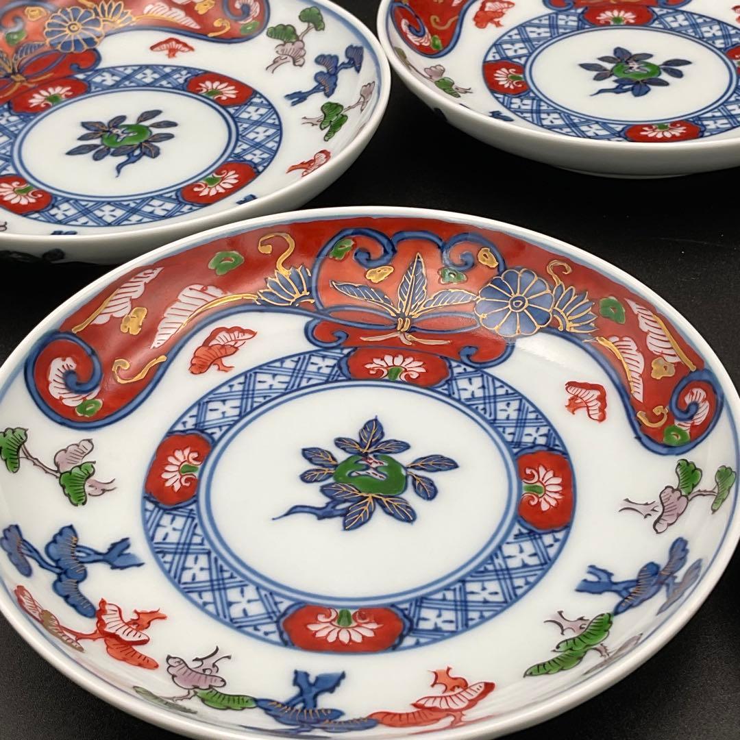 源右衛門　皿　古伊万里風松絵 ☆中古