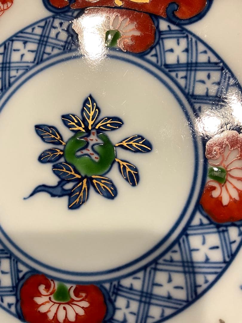 源右衛門　皿　古伊万里風松絵 ☆中古