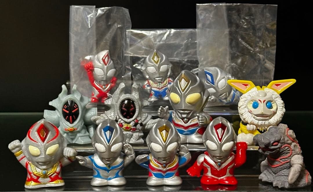 【激レア】ウルトラマンダイナ指人形/くっつくんです/フィギュア＋おまけ付き