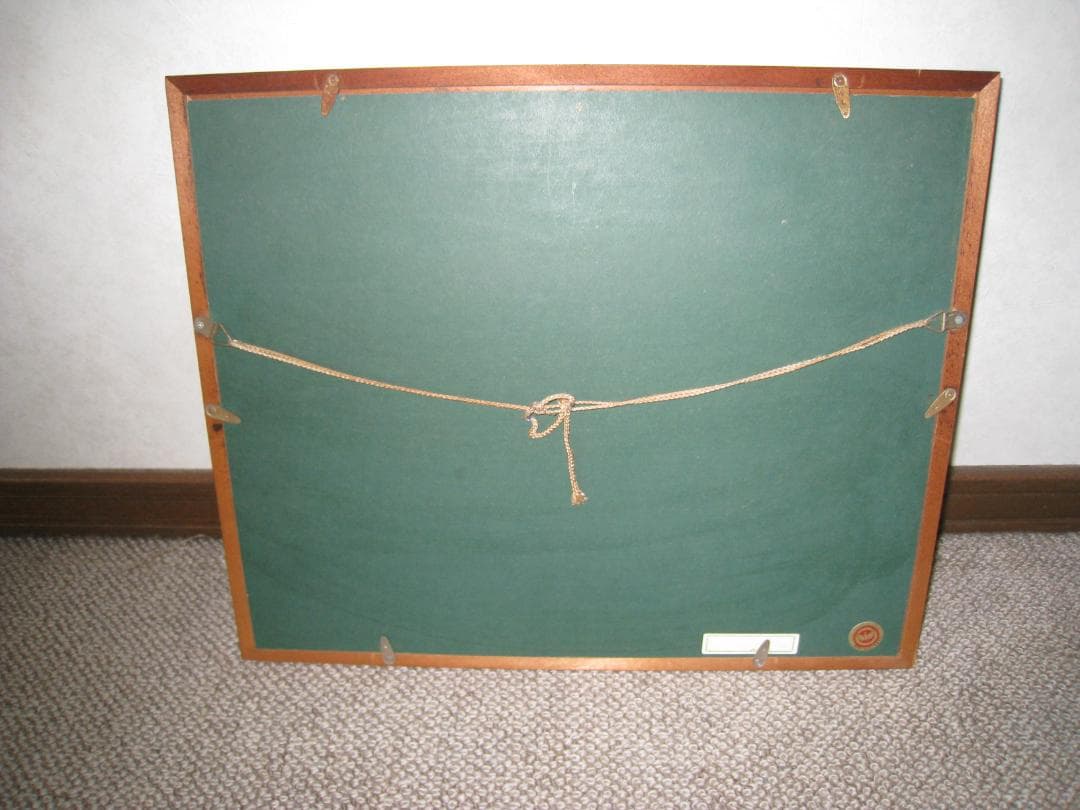 ☆ 油彩画　　☆セントポリア　 ☆ 木製額縁付き　☆ 作者不明　☆ 昭和レトロ