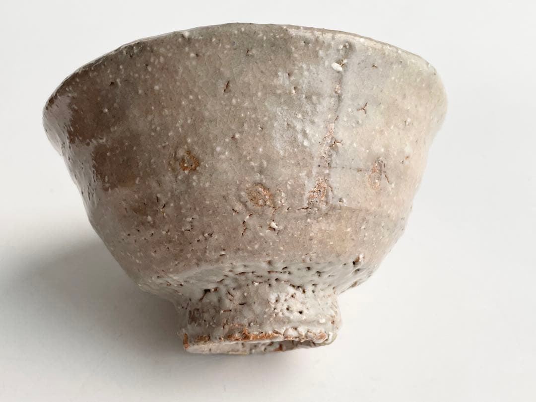 陶芸家　人間国宝　十代　三輪休雪　萩茶碗　萩焼　井戸茶碗　共箱　三輪休和