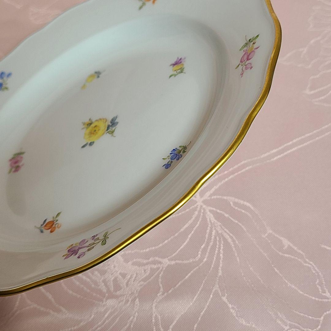 マイセン　スキャッタードフラワー　散らし小花　プレート　皿　あ31