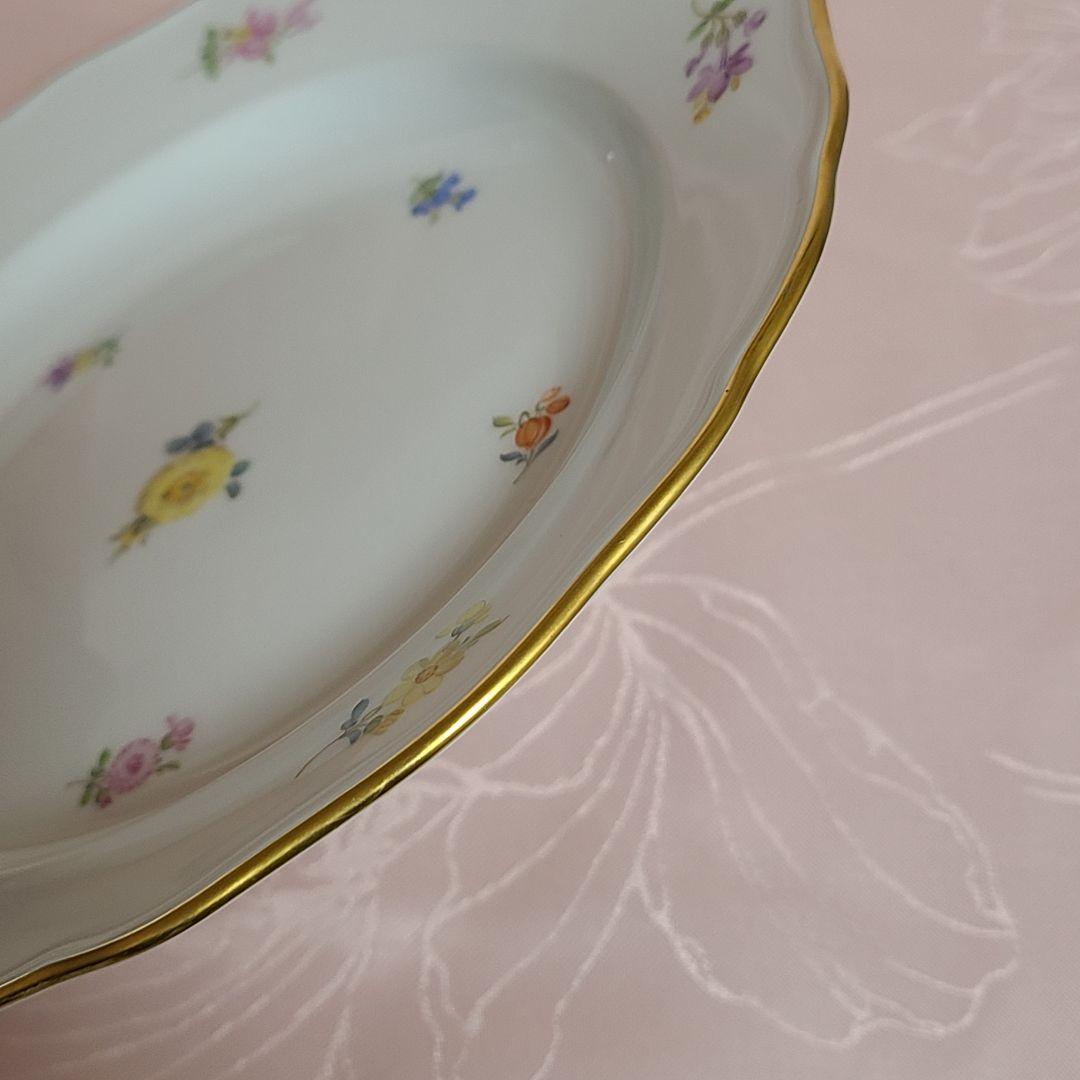 マイセン　スキャッタードフラワー　散らし小花　プレート　皿　あ31