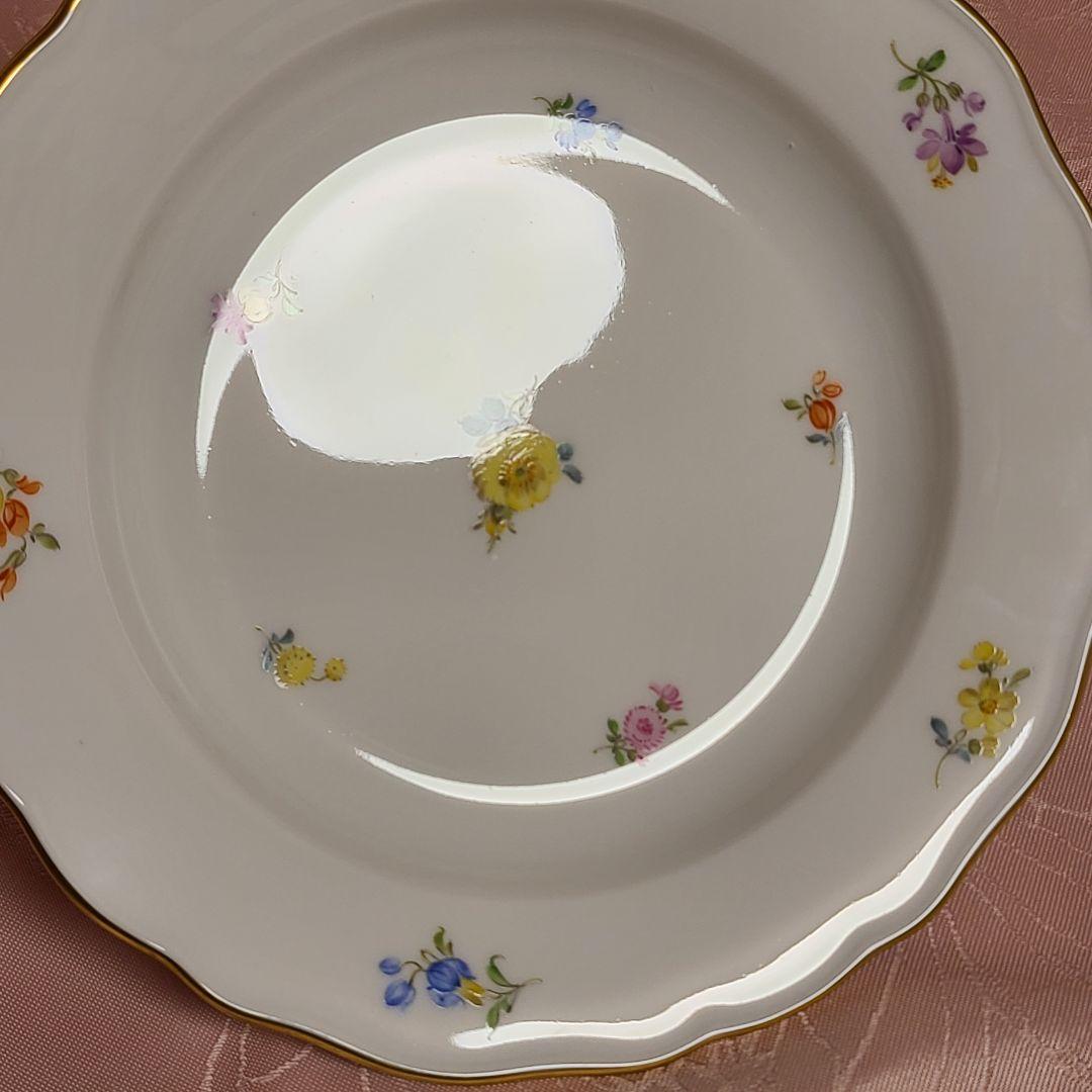 マイセン　スキャッタードフラワー　散らし小花　プレート　皿　あ31