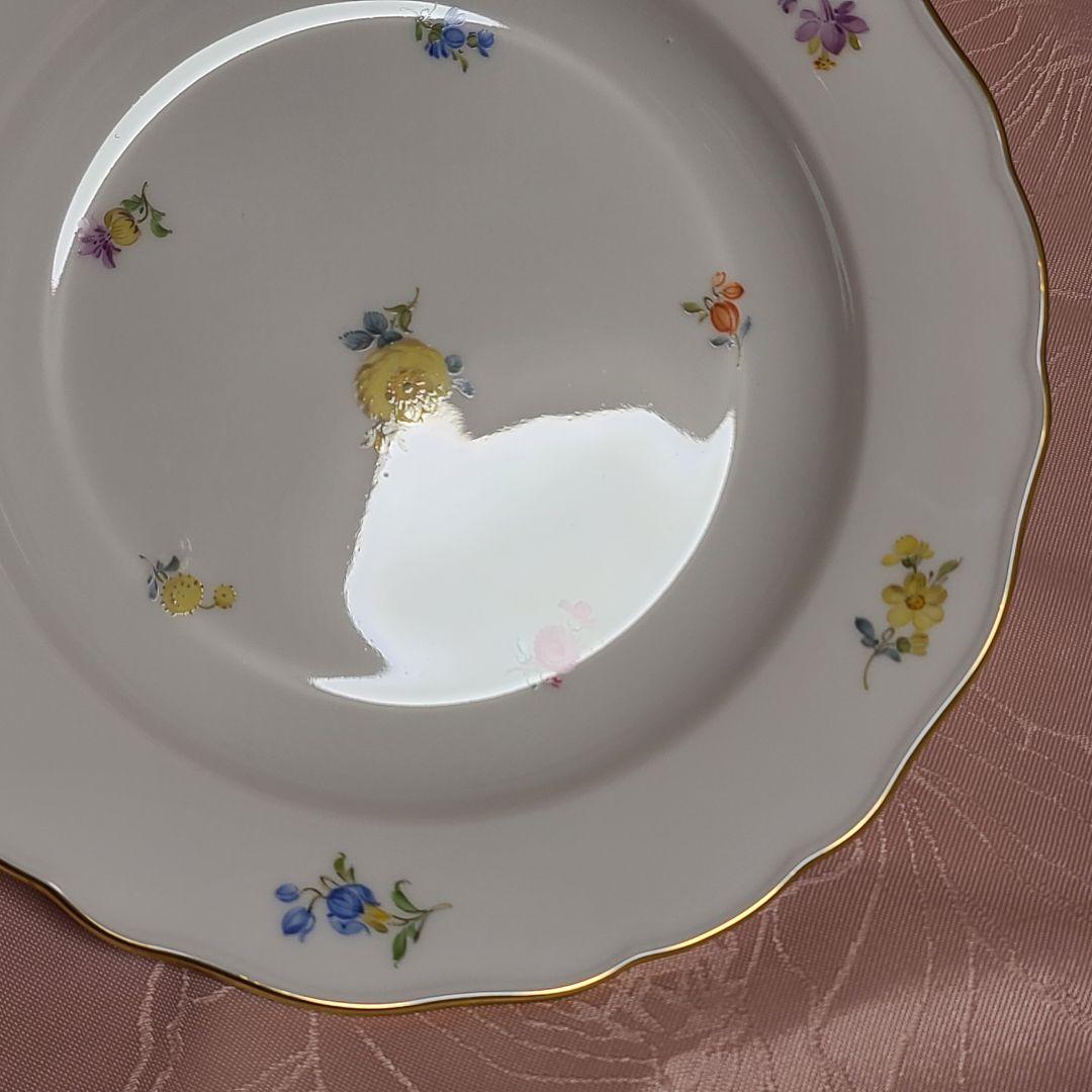 マイセン　スキャッタードフラワー　散らし小花　プレート　皿　あ31