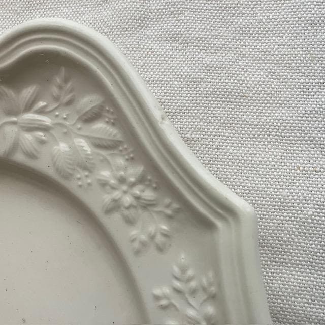 希少美品◆18世紀レリーフオーバルプレート＃ショワジールロワオクトゴナルフランス
