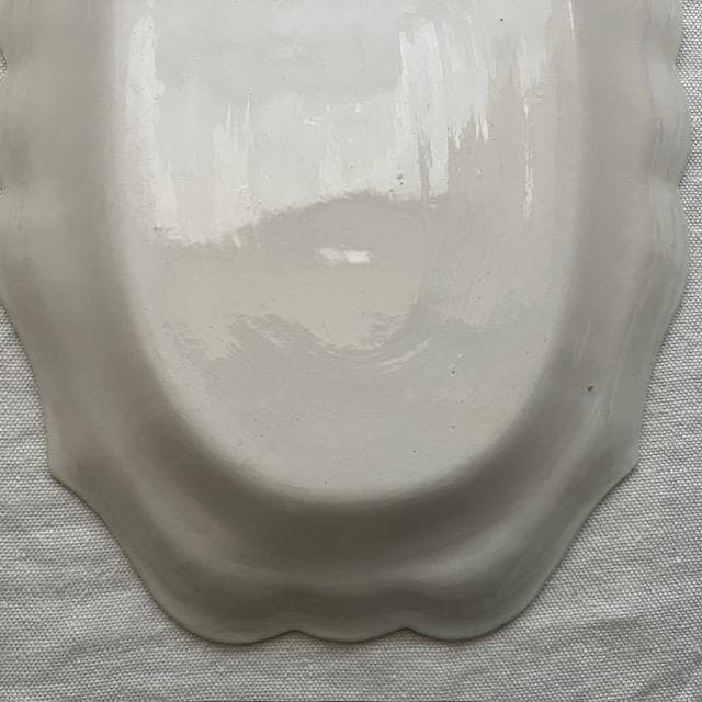 希少美品◆18世紀レリーフオーバルプレート＃ショワジールロワオクトゴナルフランス