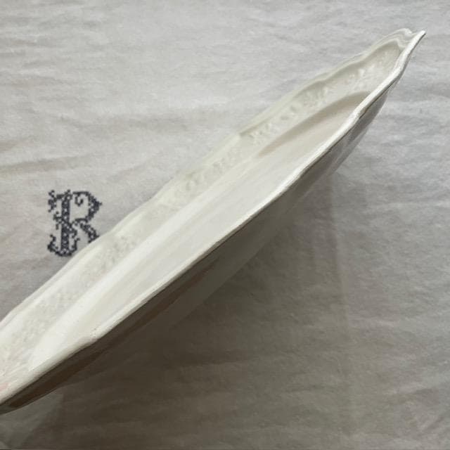 希少美品◆18世紀レリーフオーバルプレート＃ショワジールロワオクトゴナルフランス