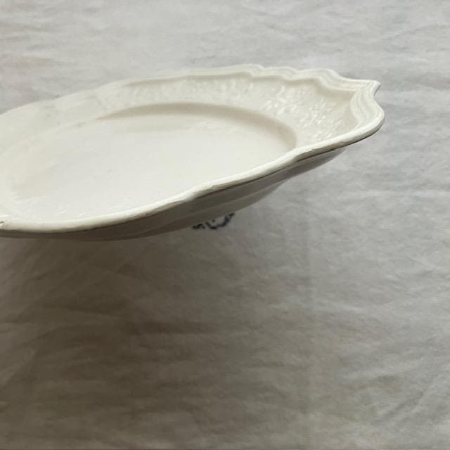 希少美品◆18世紀レリーフオーバルプレート＃ショワジールロワオクトゴナルフランス