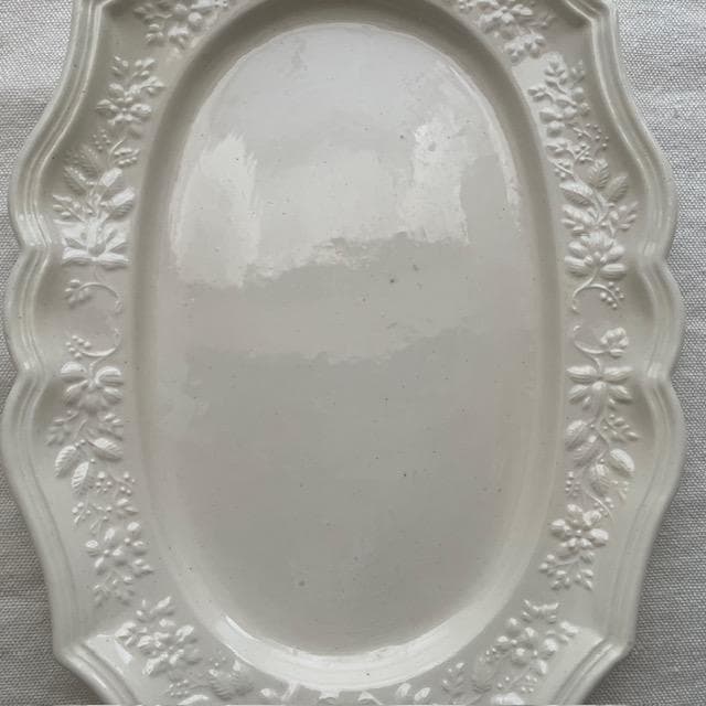 希少美品◆18世紀レリーフオーバルプレート＃ショワジールロワオクトゴナルフランス