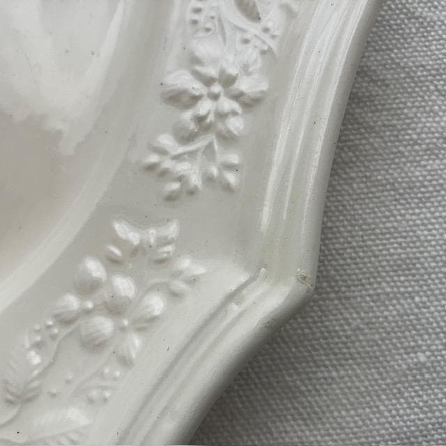 希少美品◆18世紀レリーフオーバルプレート＃ショワジールロワオクトゴナルフランス