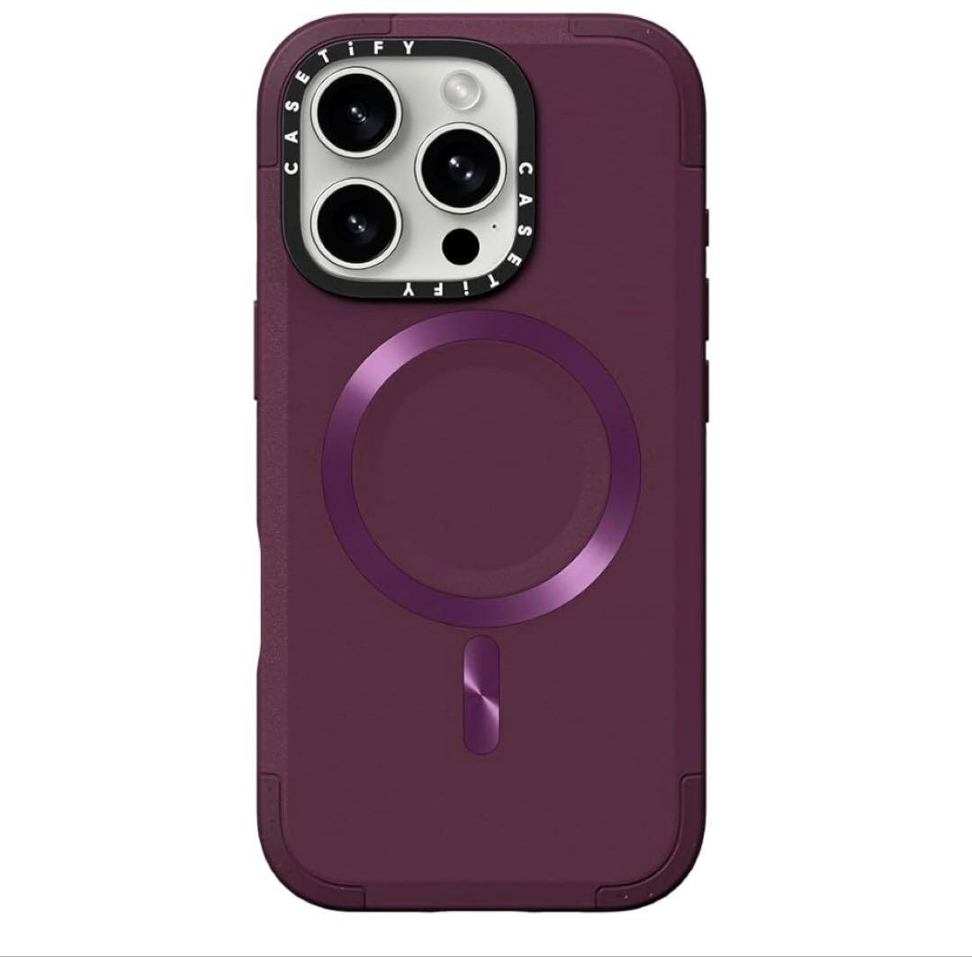 CASETiFY フォースケース iPhone 16 Pro ケース パープル