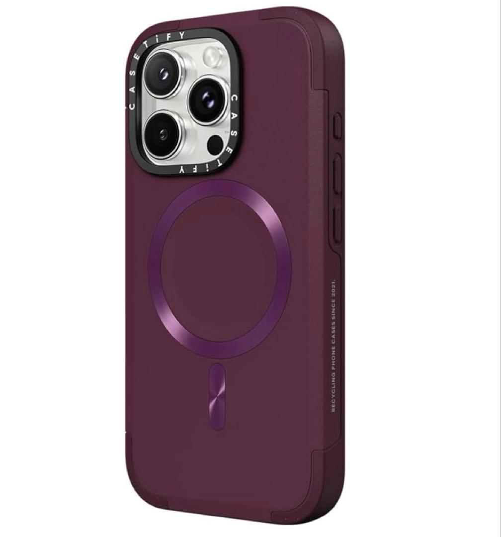 CASETiFY フォースケース iPhone 16 Pro ケース パープル