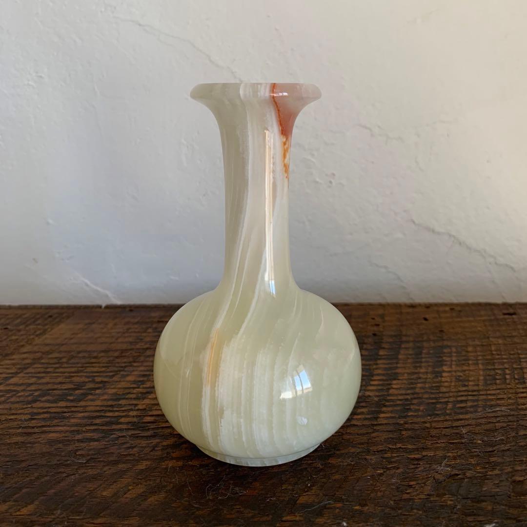 ヴィンテージ オニキス花瓶