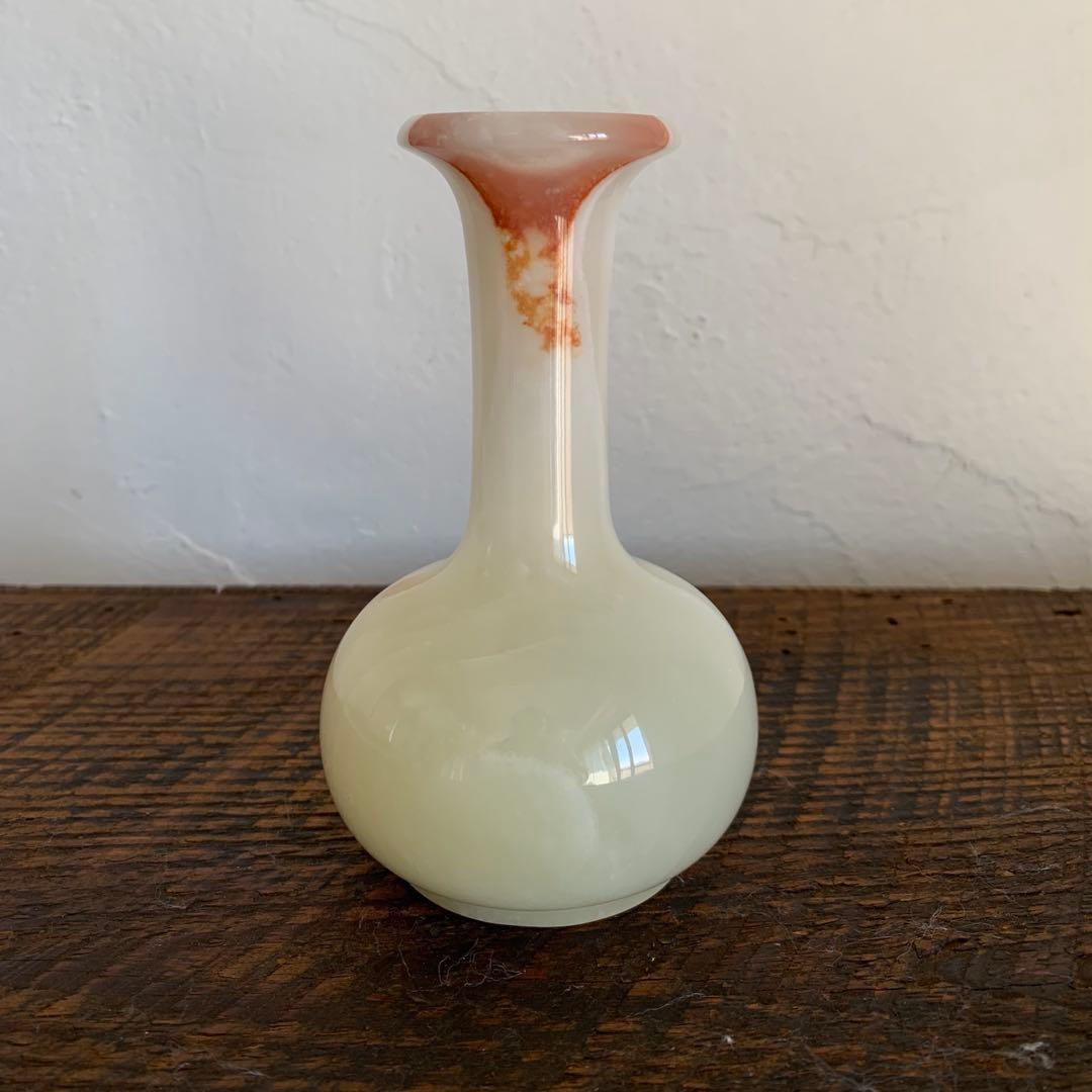 ヴィンテージ オニキス花瓶