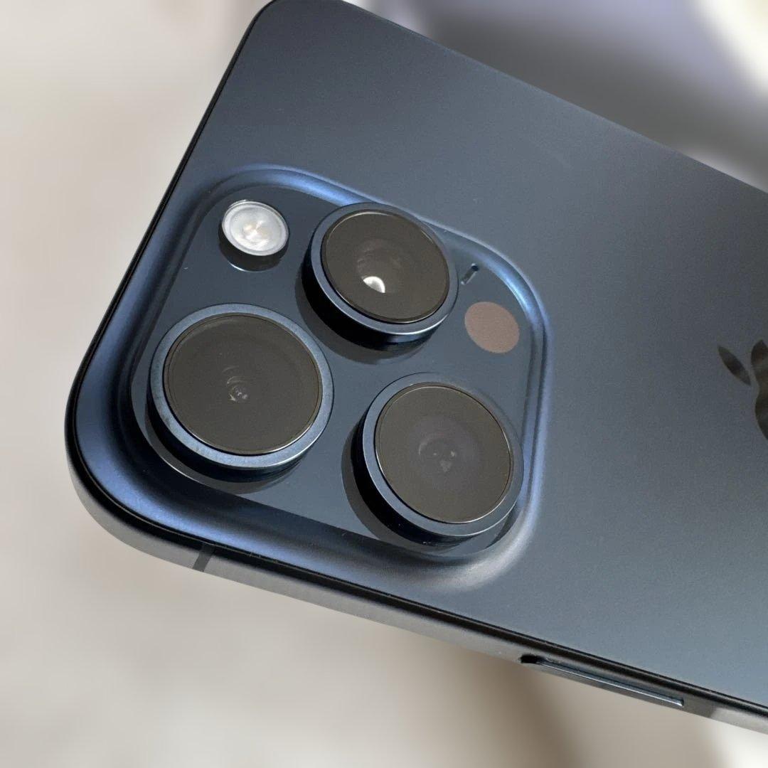 iPhone15 pro max256GB ブルーチタニウム バッテリー100%