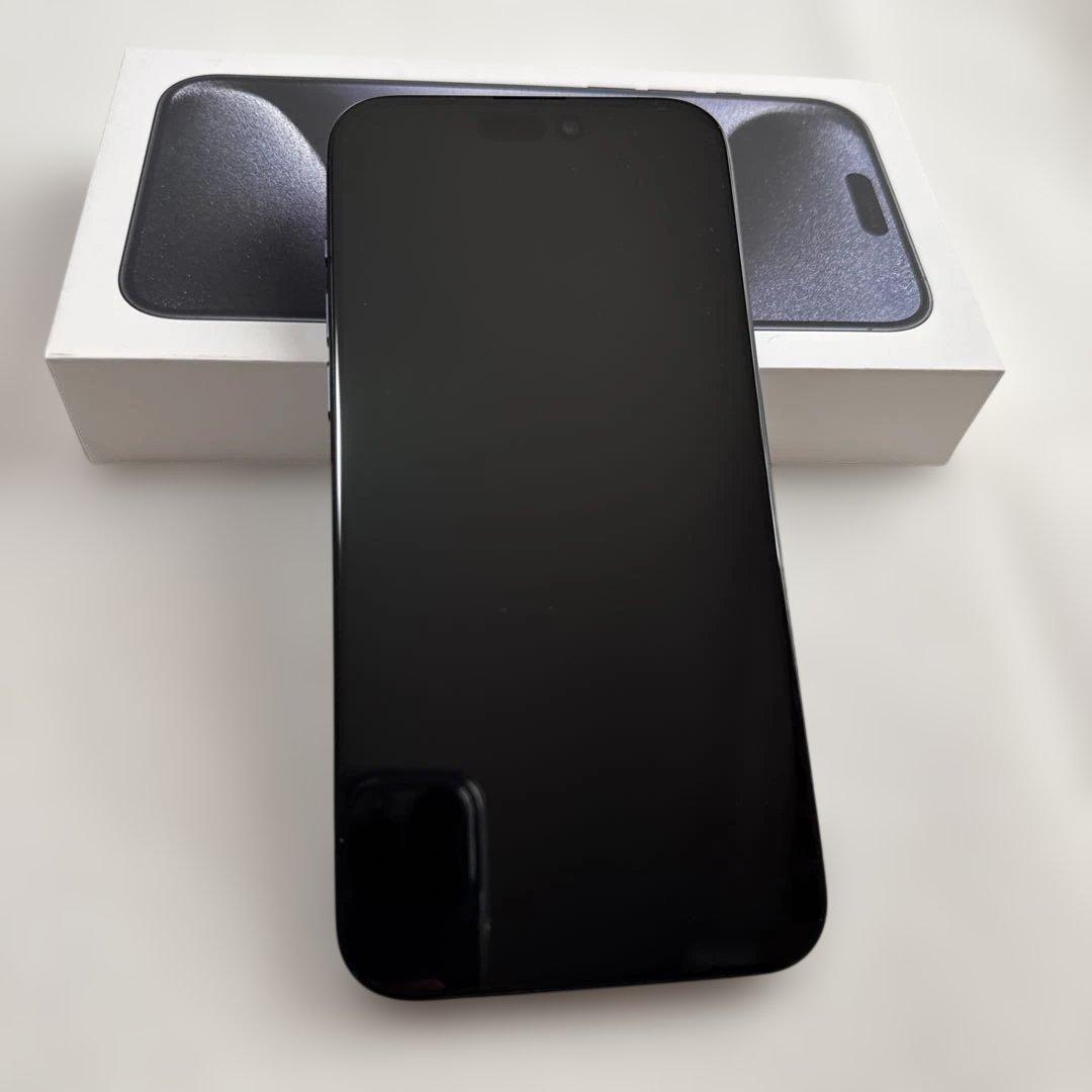 iPhone15 pro max256GB ブルーチタニウム バッテリー100%