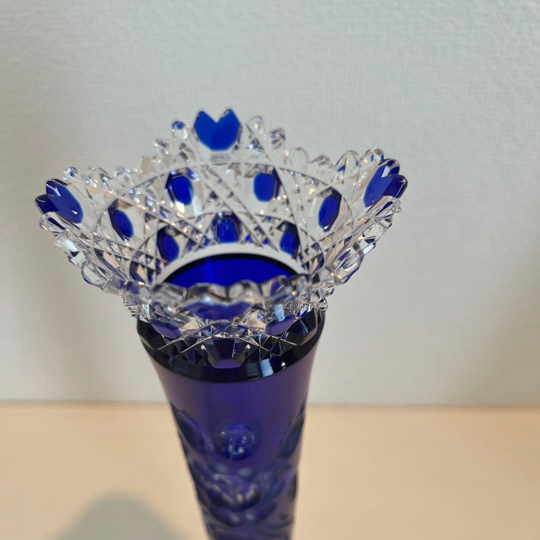 【最終値下げ】マイセンクリスタル　一輪挿し　花器　フラワーベース