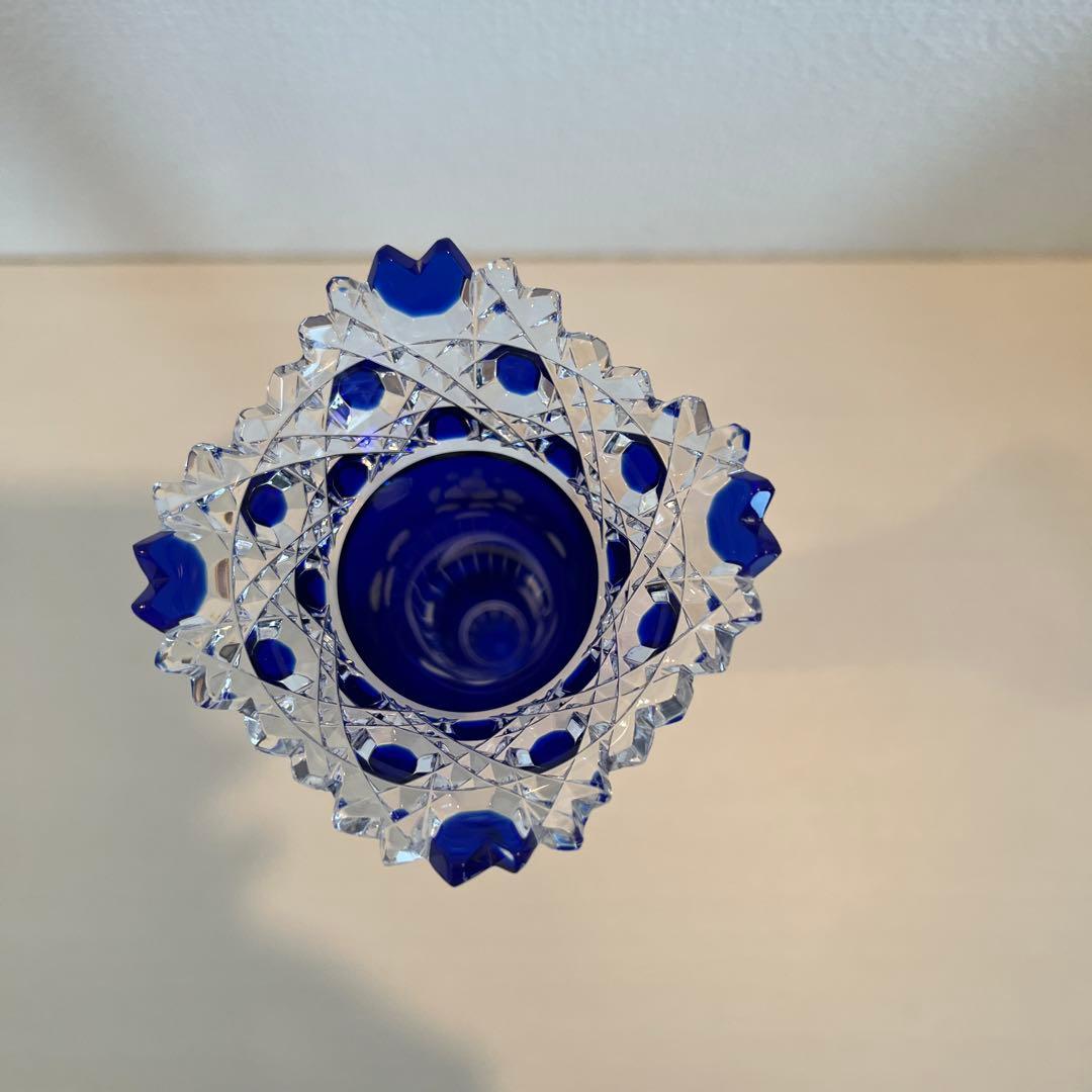 【最終値下げ】マイセンクリスタル　一輪挿し　花器　フラワーベース