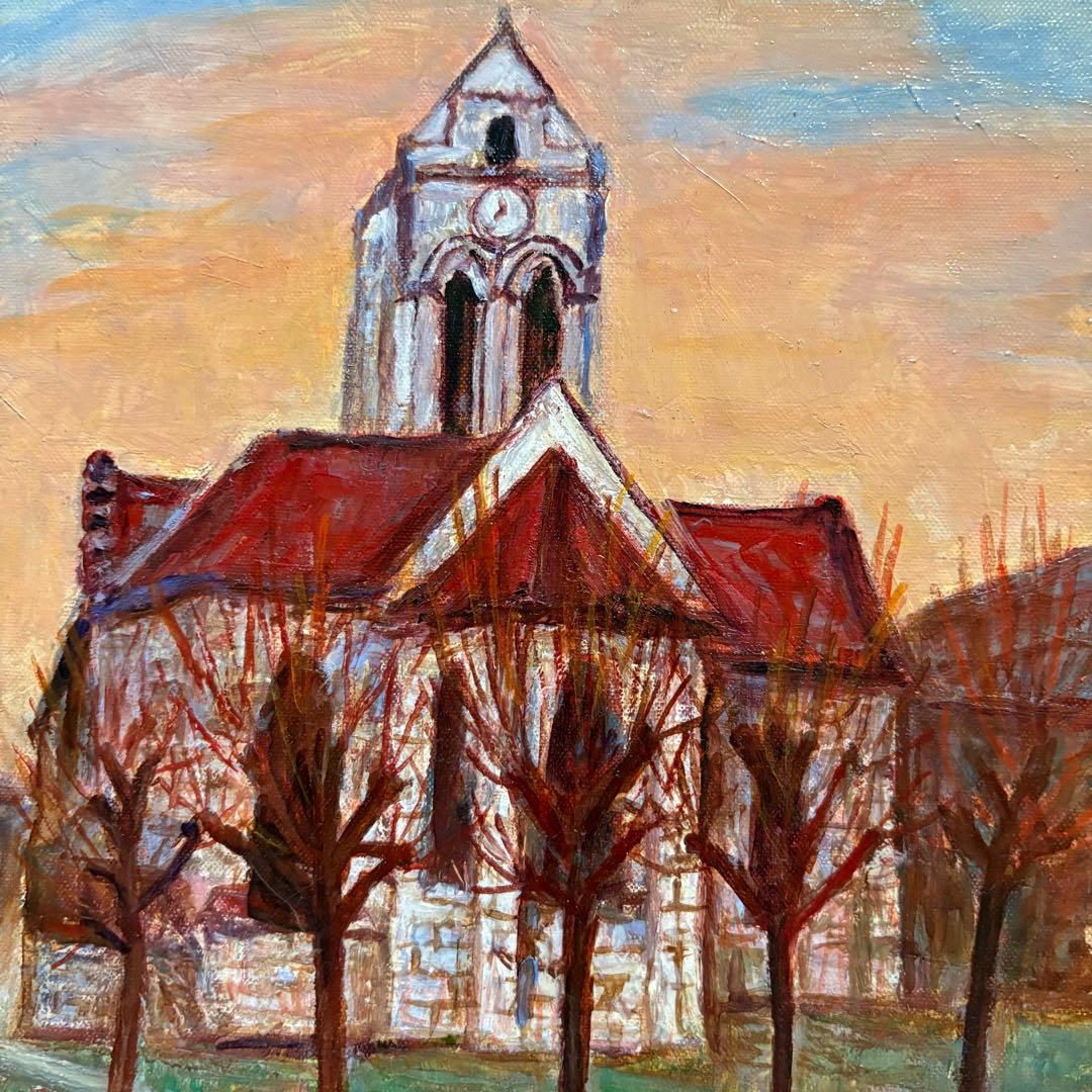 吉野正明 油彩 2枚 キャンバス 裏書 二科会評議員 紺綬褒章 熊本県出身