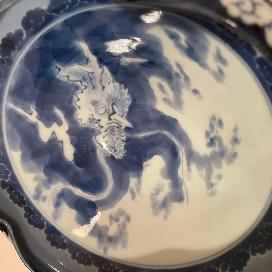 古伊万里　角福　龍　深皿　鉢