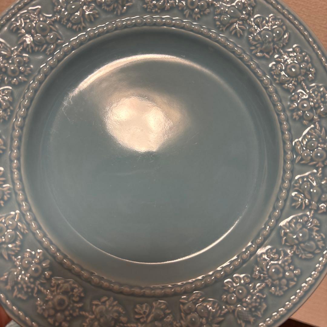 ウェッジウッド　フェスティビティー　ブルー　デザートプレート　20.5cm