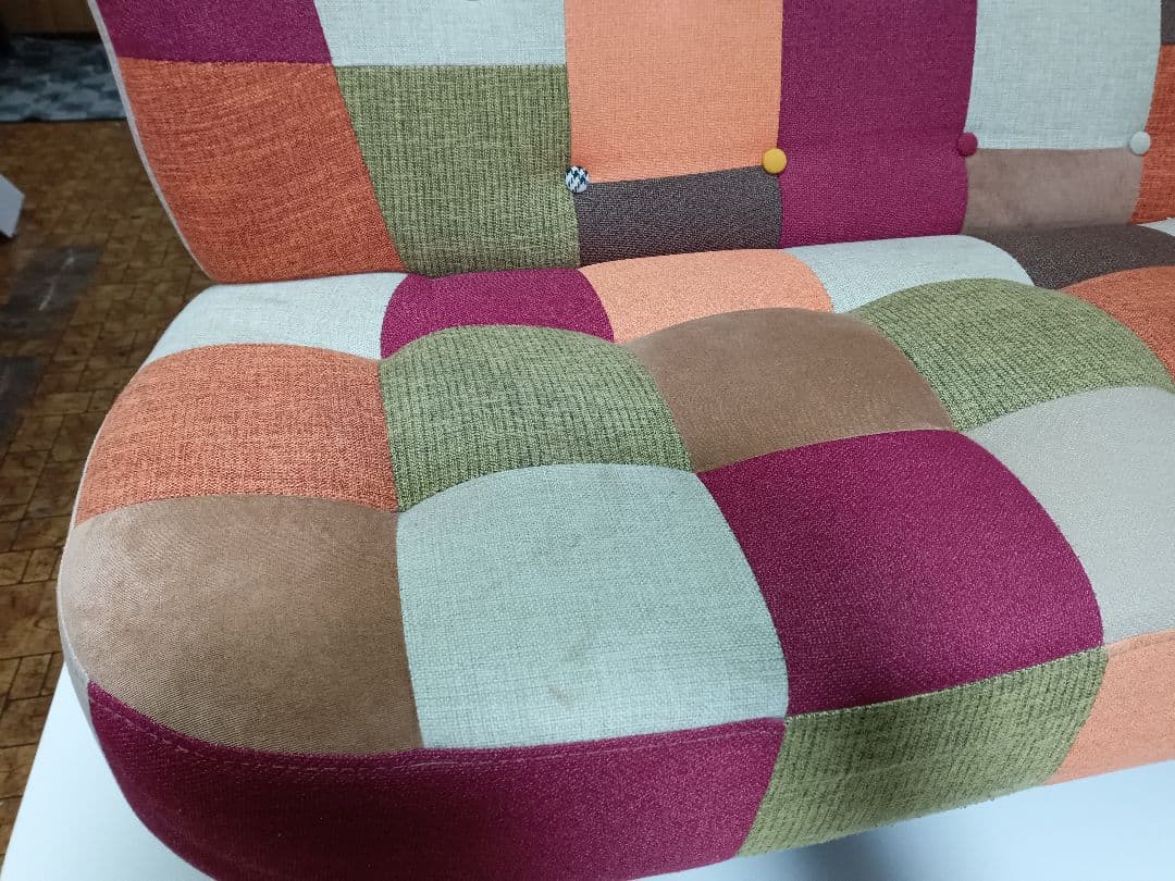 不二貿易　ソファ　パッチワーク　デイジー