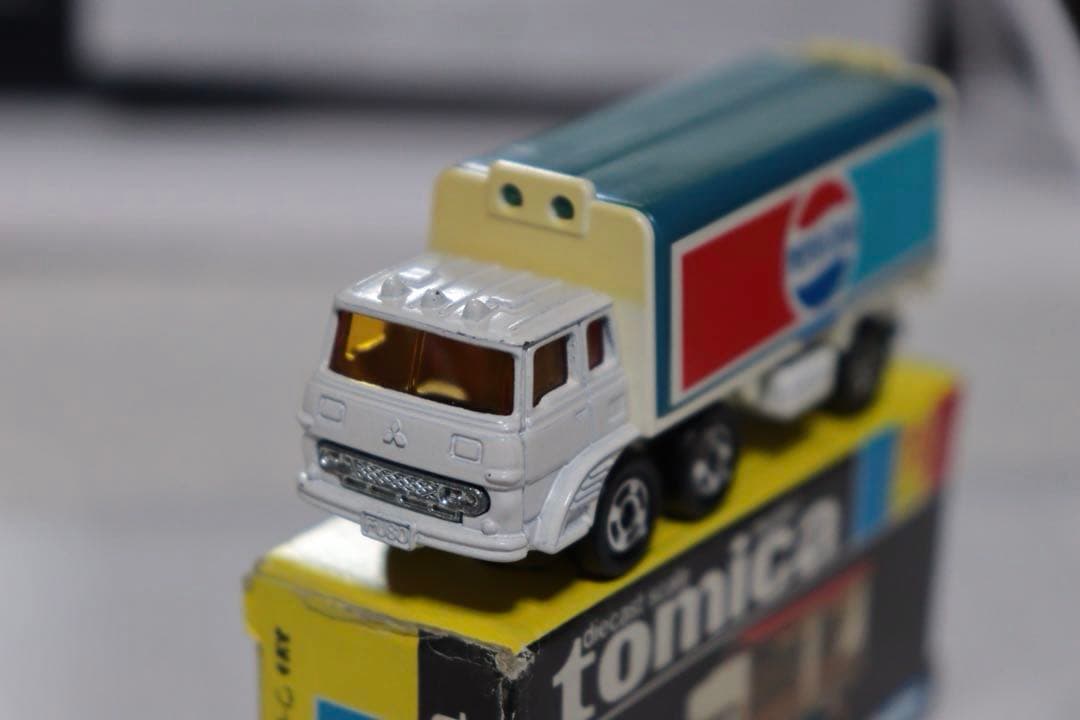 日本製　国産　トミカ　三菱　ふそう　ウイング　ルーフトラック　ペプシコーラ