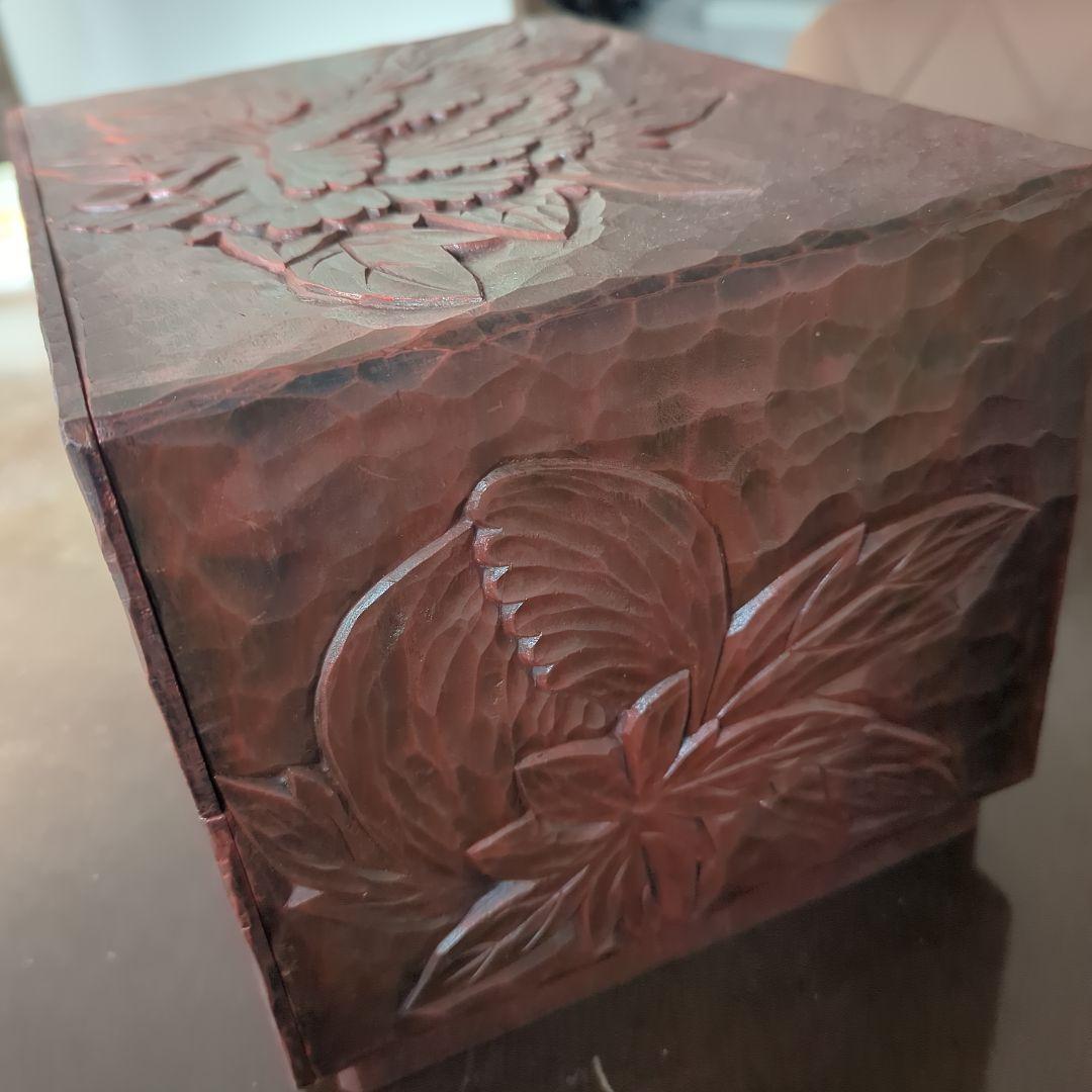 ハンドメイド　手掘り　引き出し