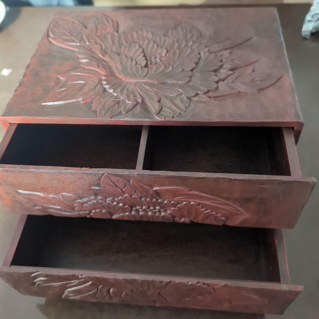 ハンドメイド　手掘り　引き出し