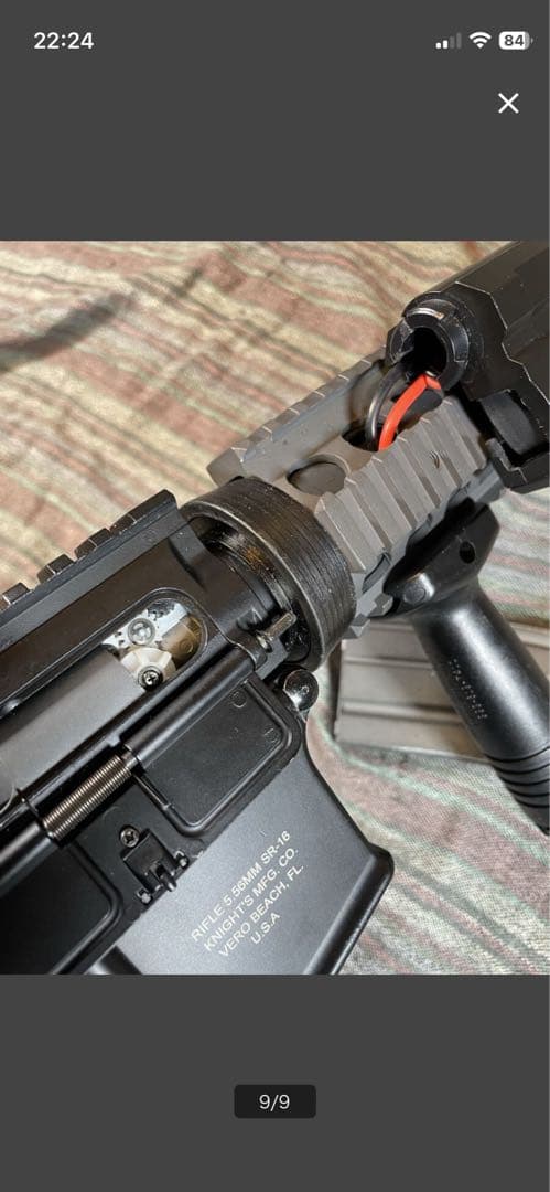 東京マルイ　sr16 m4 g&pメタルフレーム組み込み　カスタム　次世代