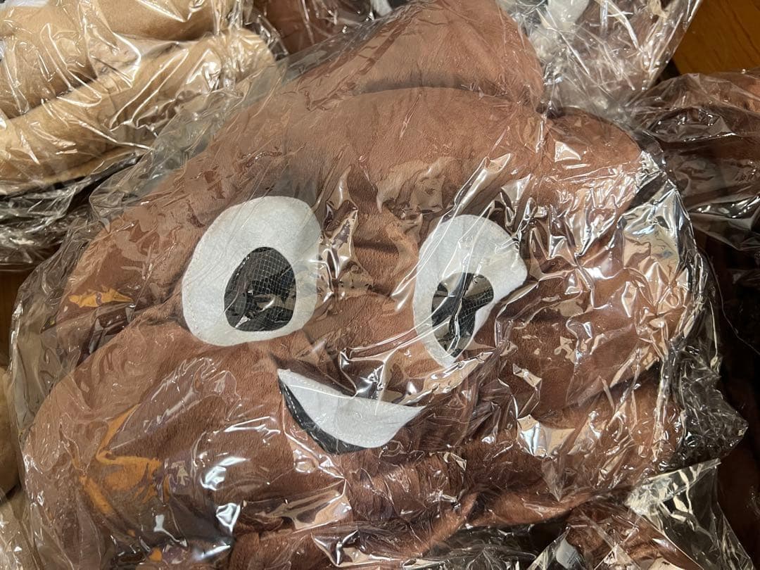 12個セット★うんち君の被り物 40cm unchiくんなりきりヘッド★コスプレ