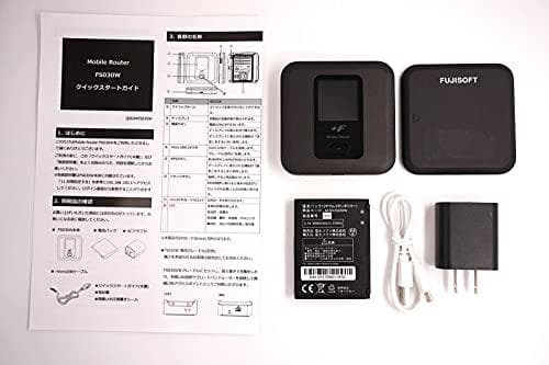 富士ソフト SIMフリー wi-fi ルーター dual band +F FS*