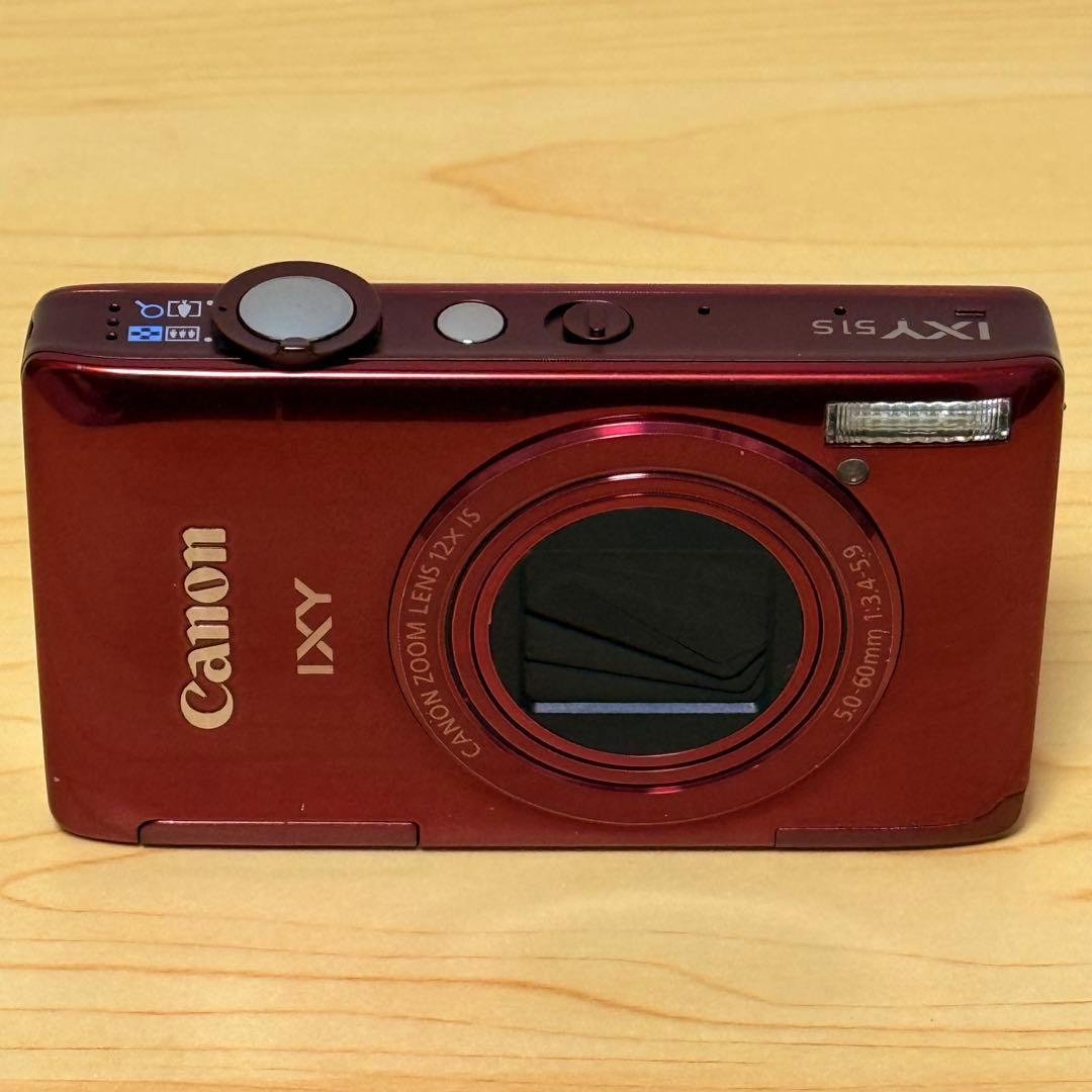 【付属品多数】Canon ixy 51s レッド 動作確認済