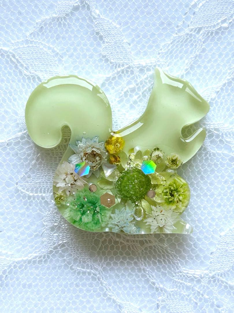 レジンヘアゴム リス Ｎｏ．604