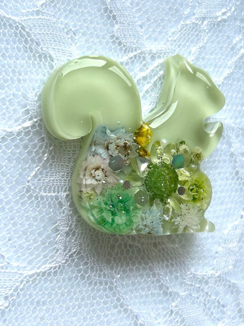 レジンヘアゴム リス Ｎｏ．604