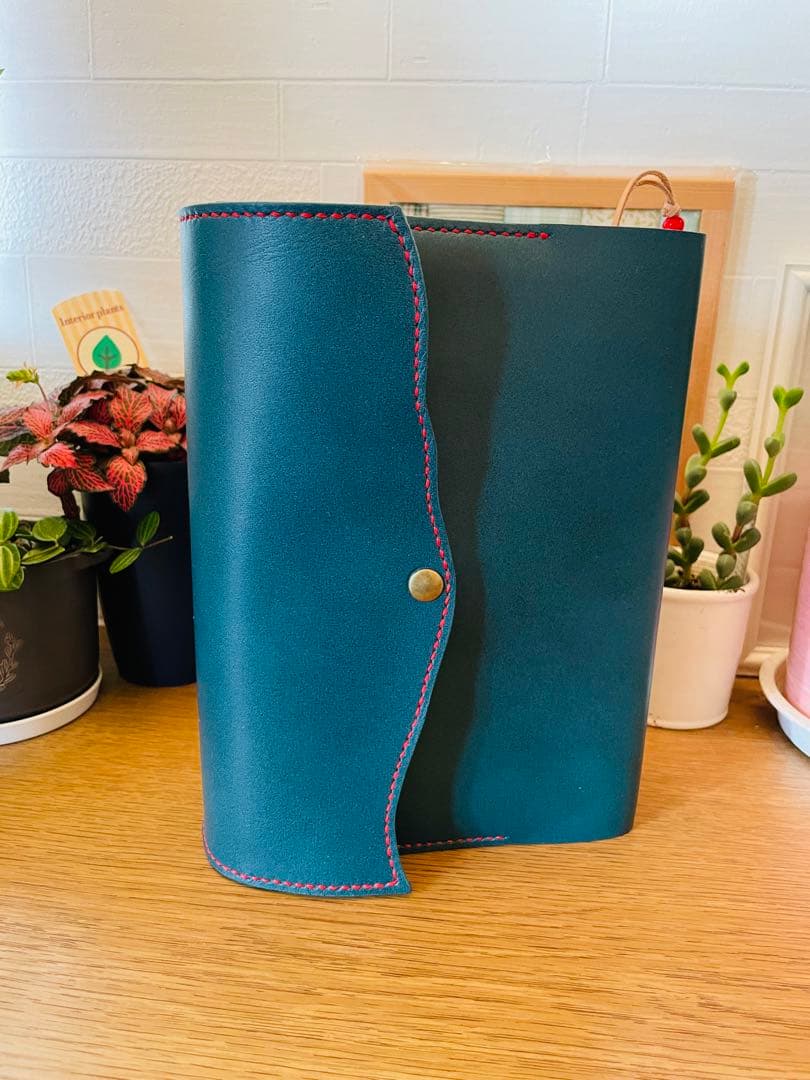 受注見本　ハンドメイド本革キリスト聖書カバー／ブックカバー